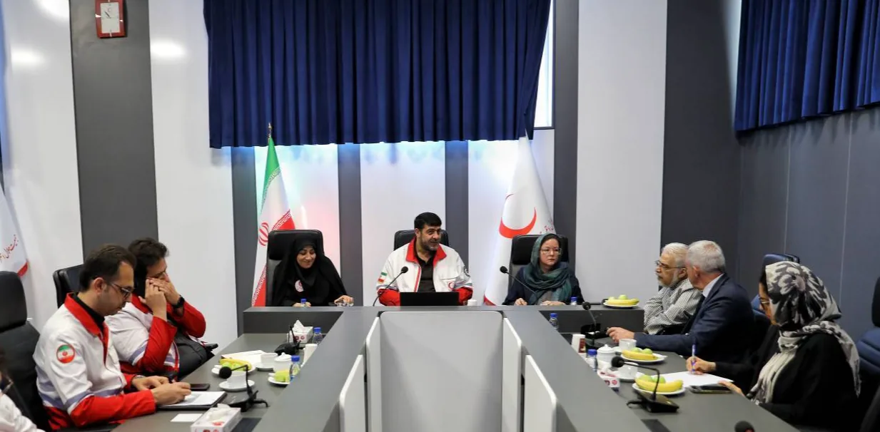 دیدار نمایندگان سازمان ملل با جمعیت هلال‌احمر ایران