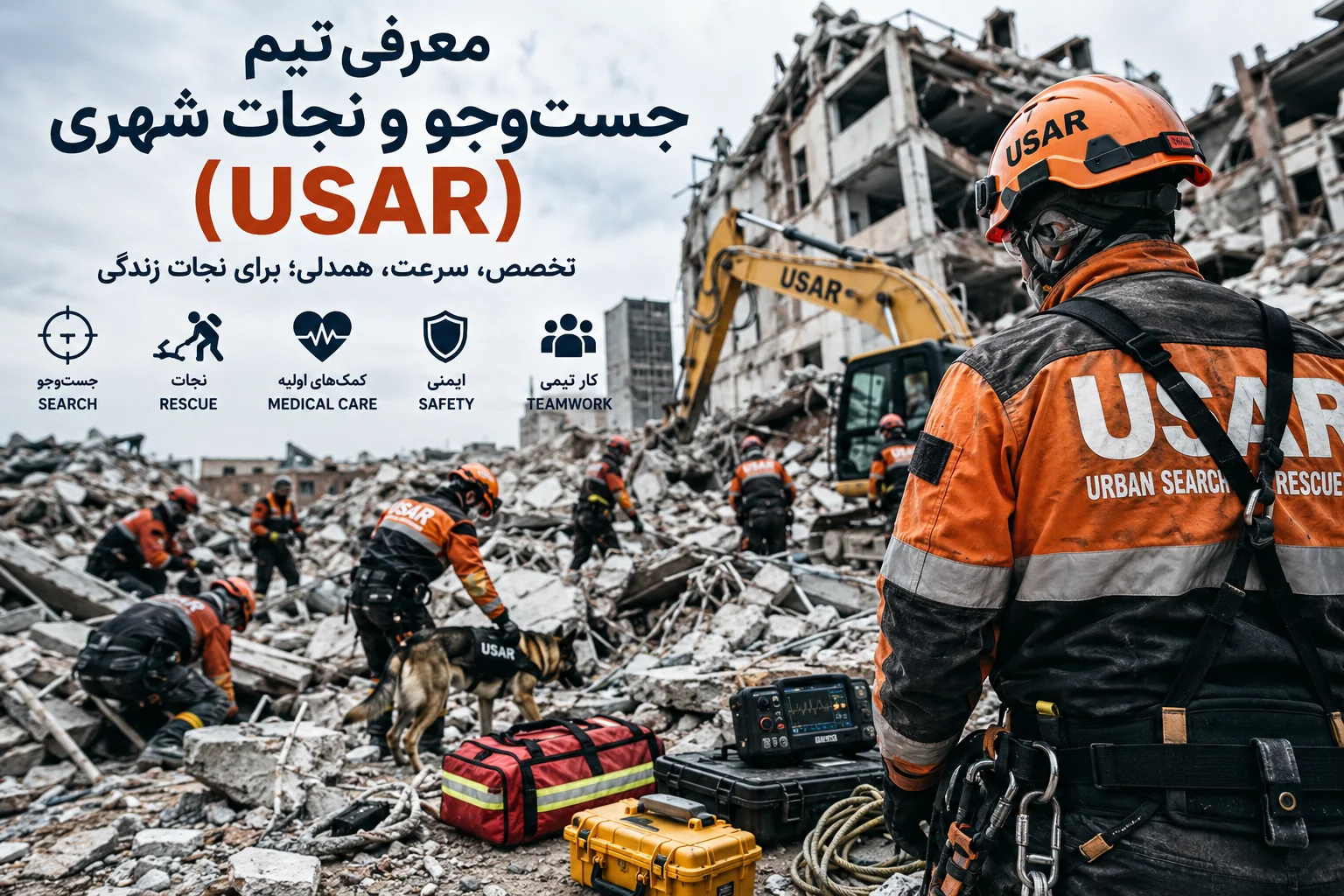 معرفی تیم جست‌وجو و نجات شهری ( USAR )